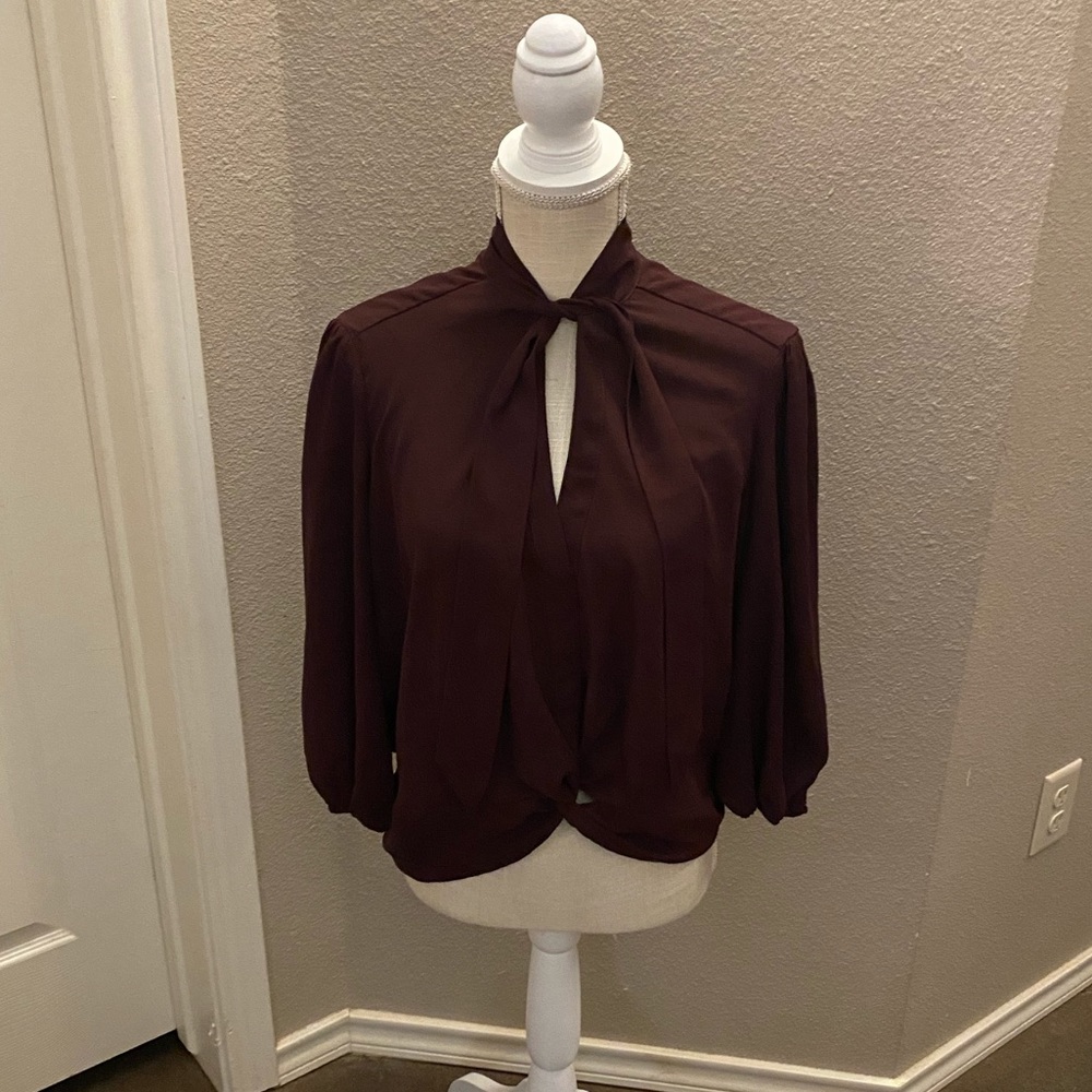 Maroon Dress Shirt